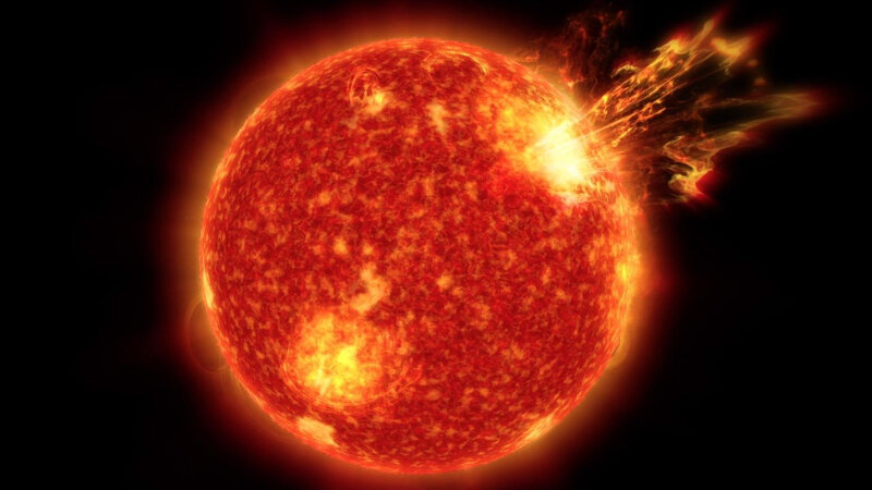 Explosão solar Nasa