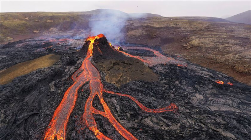 erupção vulcão Fagradalsfjall 2021 islândia