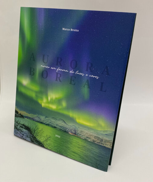 livro fotos aurora boreal