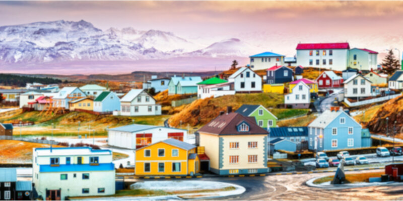 telhados coloridos reykjavik