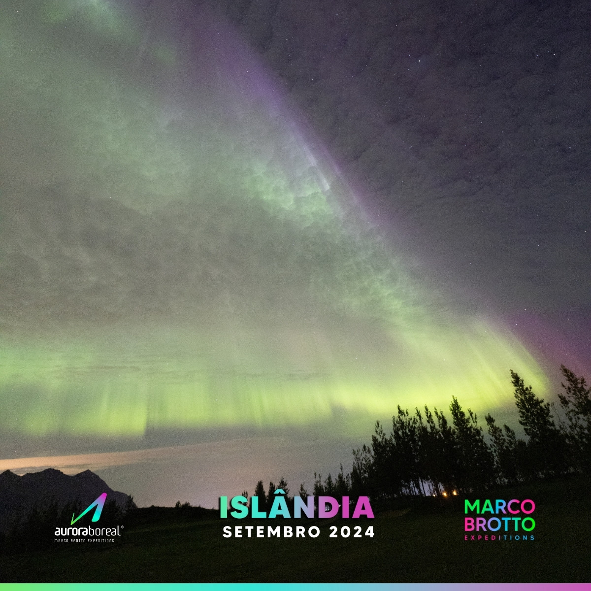 Minhas expectativas em visualizar Aurora Boreal foram superadas