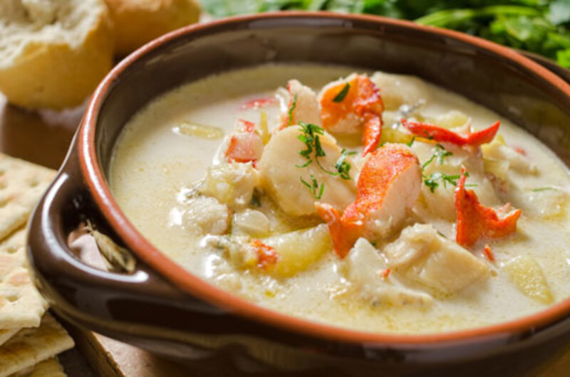 sopa de peixe alasca