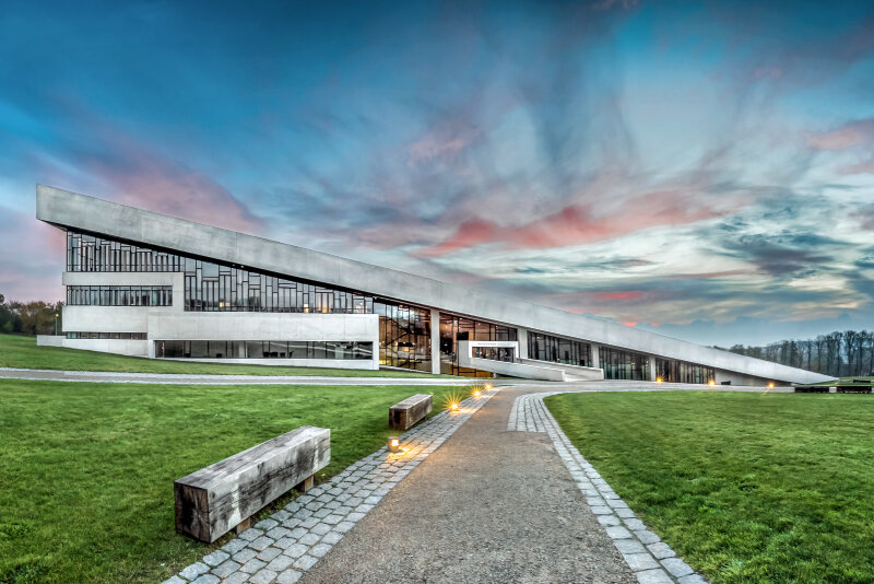 Aurora Boreal Museu Viking na Dinamarca