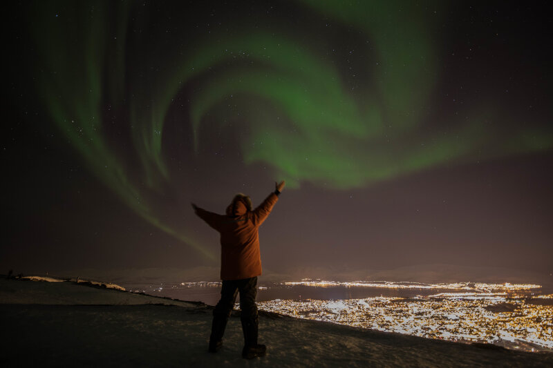 Aurora Boreal Laponia Finlandia