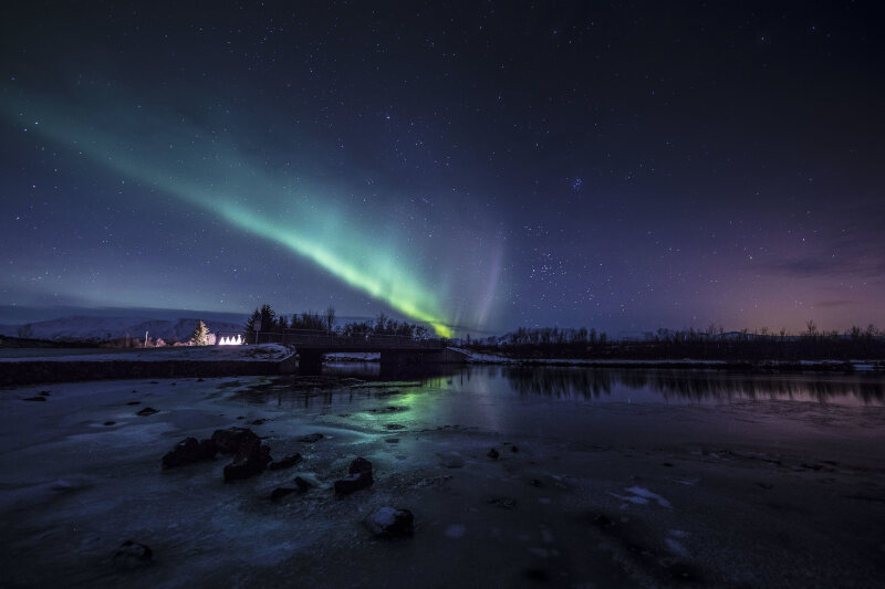 Aurora Boreal Viagem Para a Islândia