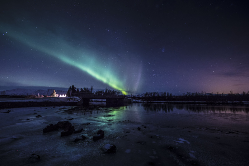 Aurora Boreal na Islandia