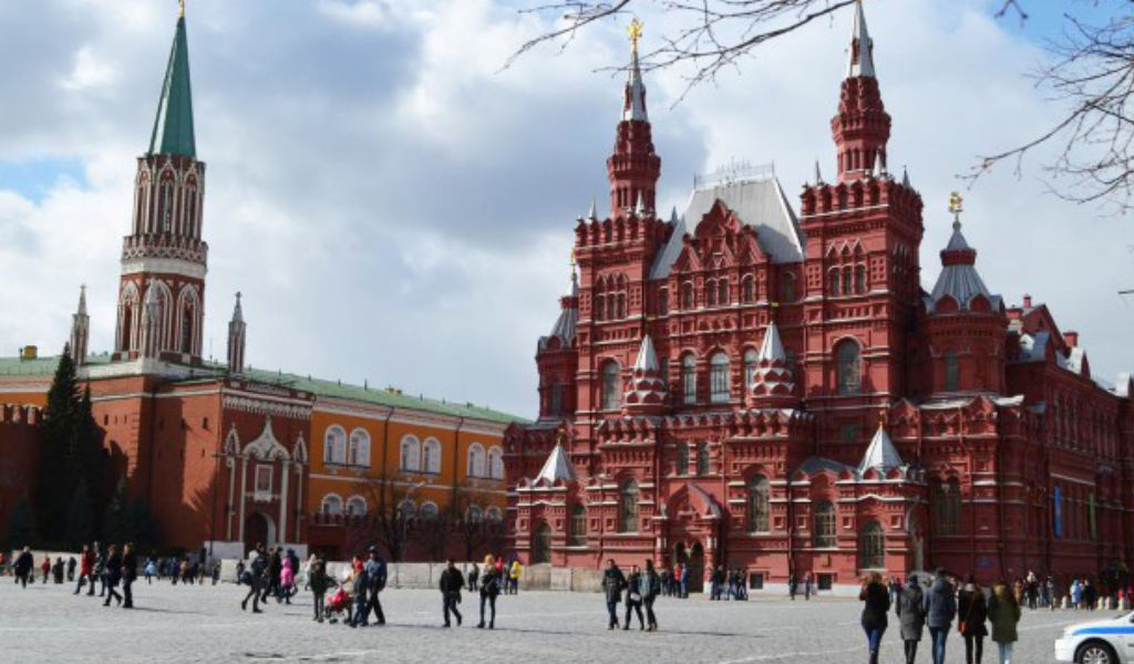 Praça Vermelha na Russia